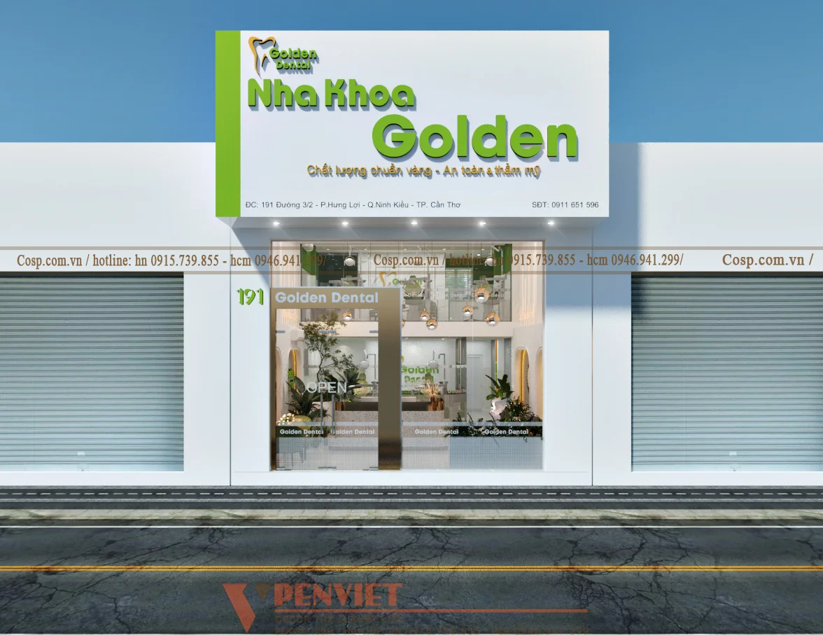 Dự án thiết kế nội thất nha khoa Golden được PenViet triển khai Dự án thiết kế nội thất nha khoa Golden được PenViet triển khai
