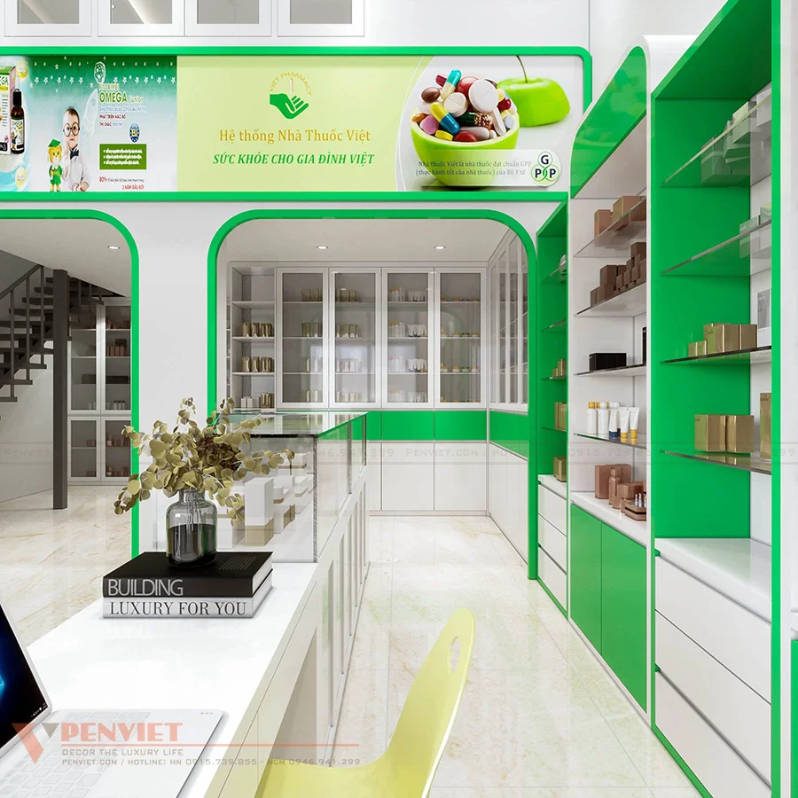 Khu vực quầy tư vấn khách hàng